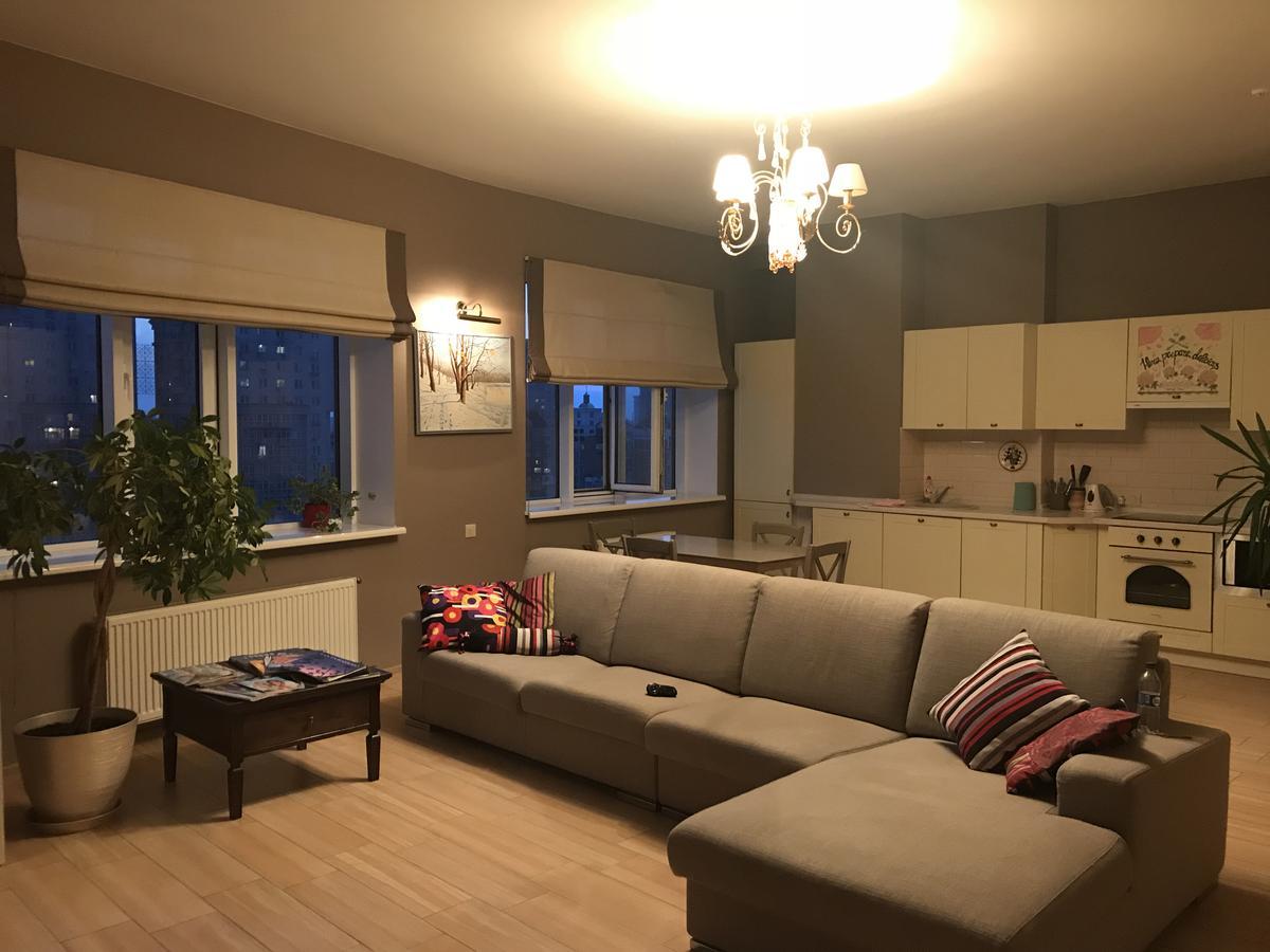 Stylish Views Apartments In The Parasol. Parus .Obolonskaya Embankment Kiev Luaran gambar
